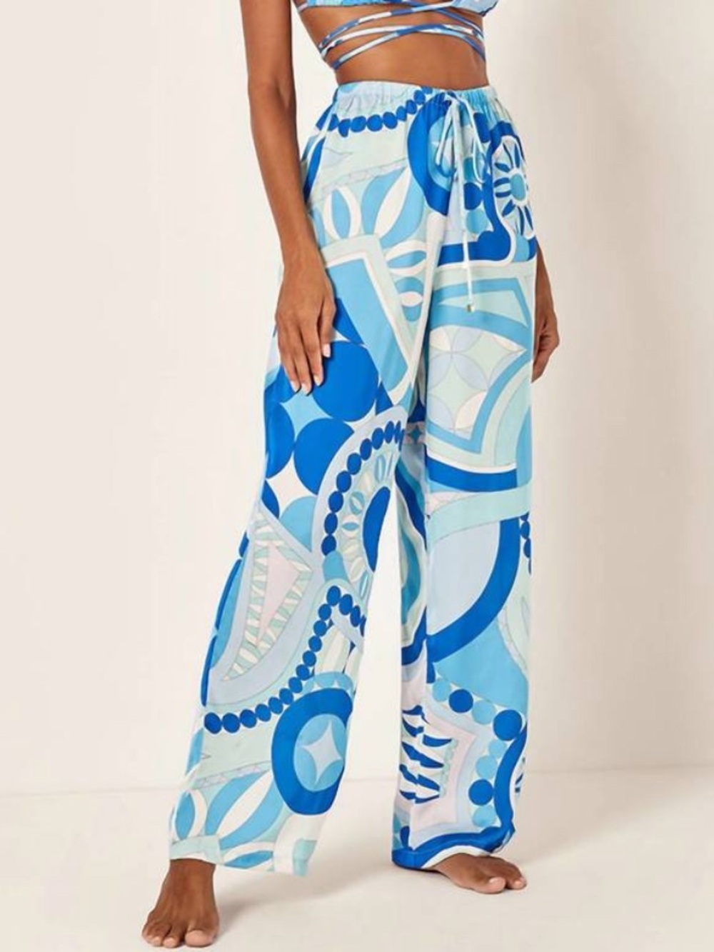 Euro summer CinCin “Oasis” pants NWT